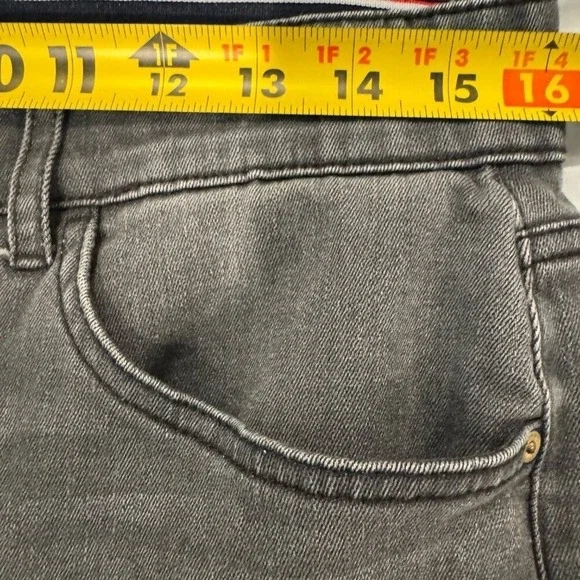 Tommy Hilfiger Women's 12 High Rise Gray Straight Leg Jeans Soft Stretch Denim - Picture 8 of 9